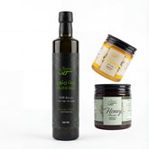 عسل زهور موالح زهور الشمر + زيت زيتون بكر ممتاز